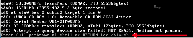 Choix du prompt sur pfSense
