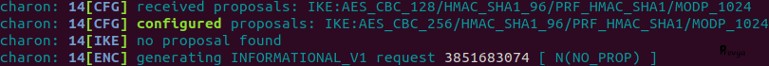 Erreur chiffrement sur VPN IPsec phase 1 côté répondant pfSense - Provya
